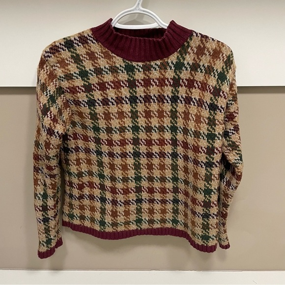 Vintage 90s  Marisa Christina Houndstooth Sweater Women’s Small Fits like XS - Picture 2 of 8